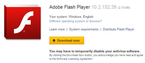 Adobe flash player won